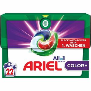 Detergent de rufe capsule Ariel All in One PODS Color+ 22 spalari imagine