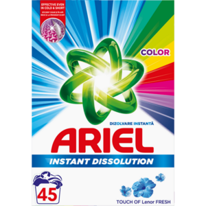 Detergent pudra Ariel Touch of Lenor Fresh Cutie 45 spalari, 3.75kg imagine