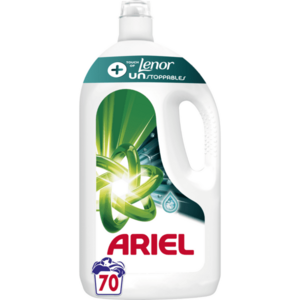 Detergent de rufe lichid Ariel +Touch of Lenor Unstoppable, 70 spalari, 3.5L imagine