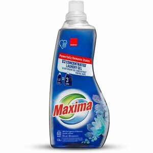 Detergent gel concentrat pentru rufe Sano Maxima Blue Blossom, 60 spalari, 1.5 l imagine