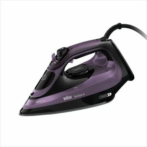 Fier de calcat Braun TexStyle 9 SI9661VI, 3100W, jet de abur 250g/min, abur variabil 0-60 g/min, talpa EloxalPlus, sistem ActiClean, rezervor 330 ml, tehnologie FreeGlide, oprire automata, sistem antipicurare, violet imagine