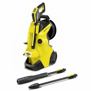 Aparat de spalat cu presiune Karcher K 4 Premium Power Control, 1800 W, motor racit cu apa, 130 bar presiune maxima, 420 l/h debit maxim, pistol pulverizare G160Q Power Control, sistem Plug ’n’ Clean pentru detergent, furtun presiune 8 m, maner telescopic imagine