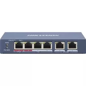 Switch Hikvision DS-3E0106HP-E fara management cu PoE 6x100Mbps RJ45 imagine