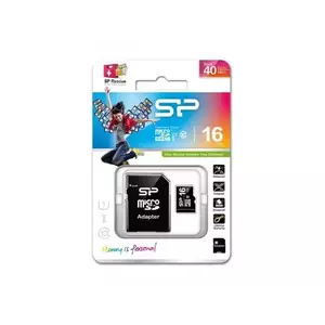 Card de memorie Silicon Power SDHC 16GB Clasa 10 + adaptor imagine