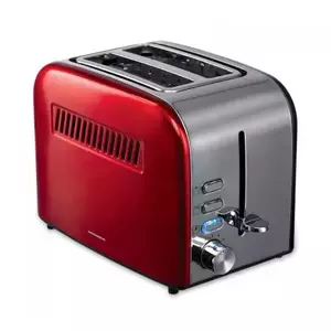 Prajitor de paine Heinner Crisp Passion HTP-850RDIX 850W 7 nivele de rumenire Rosu/Gri imagine