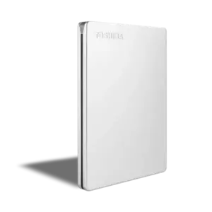 Hard Disk Extern Toshiba Canvio Slim 1TB USB 3.2 Silver imagine