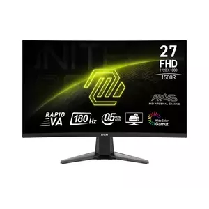 Monitor LED MSI MAG 27C6F 27" Curbat Full HD 180Hz 0.5ms Black imagine