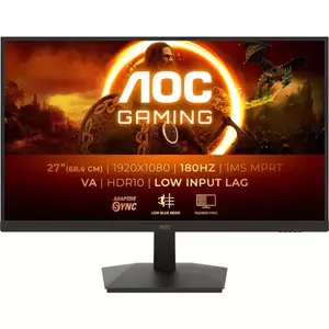 Monitor LED AOC 27G15N2 27" Full HD 180Hz HDMI DP Black imagine