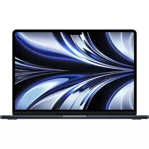 Notebook Apple MacBook Air 13 (2024) 13" Apple M2 8-core GPU 8-core RAM 16GB SSD 256GB Tastatura INT OS Sequoia Midnight imagine