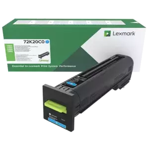 Cartus toner Lexmark 72K20C0 Cyan Return Program 8000 pagini imagine