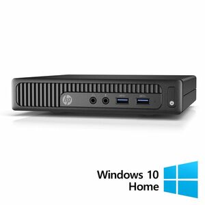 Calculator Refurbished HP 260 G2 Mini PC, Intel Core i3-6100U 2.30GHz, 8GB DDR4, 256GB SSD + Windows 10 Home imagine