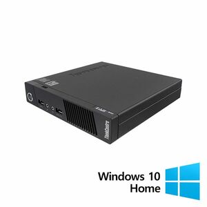 Calculator Refurbished Lenovo ThinkCentre M93 Mini PC, Intel Core i3-4130T 2.90, 4GB DDR3, 500GB HDD + Windows 10 Home imagine