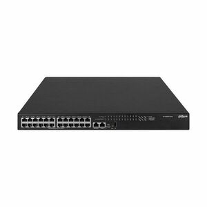 Switch cu 24 porturi Dahua AS5500-24MGT4XF-600, 240 Mpps, 400 Gbps, PoE, cu management imagine