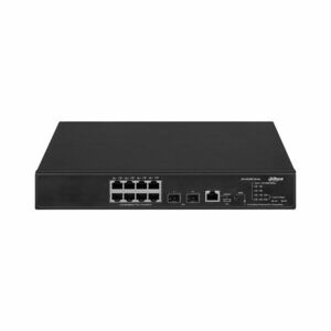 Switch cu 8 porturi Dahua AS5500-8MGT2XF-370, 128 Gbps, PoE, cu management imagine