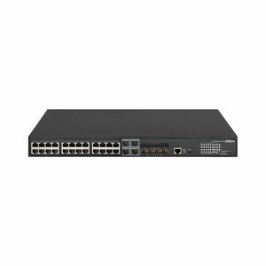 Switch cu 28 porturi Dahua AS5500-24GT4XF-370, MAC 16K, 336 Gbps, cu management, PoE imagine