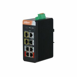 Switch cu 7 porturi Dahua IS4207-4GT-120, MAC 8K, 14 Gbps, cu management, PoE imagine