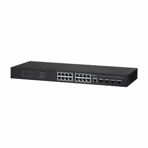 Switch cu 16 porturi Dahua PFS4420-16GT-240, MAC 8K, 40 Gbps, cu management, PoE imagine