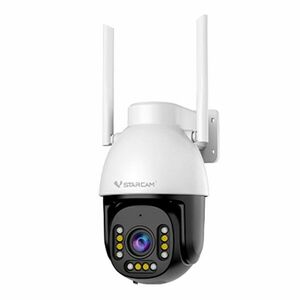 Camera supraveghere IP Speed Dome Wi-Fi PT Vstarcam Full Color CS611-UV, 2 MP, 4 mm, microfon si difuzor, slot card, auto tracking, detectie umana, lumina calda, alarma imagine