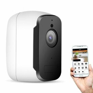 Resigilat Camera Supraveghere IP WIFI Techstar® PIR IP302 Smart, Interior-Exterior, Full HD 1080p 2MP, Senzor PIR, Night Vision, Detectare Miscare, MicroSD Card, Cloud, Wireless, Waterproof IP66 imagine