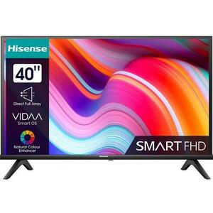 Televizor LED Hisense 101 cm (40inch) 40A4K, Full HD, Smart TV, WiFi, CI+ imagine