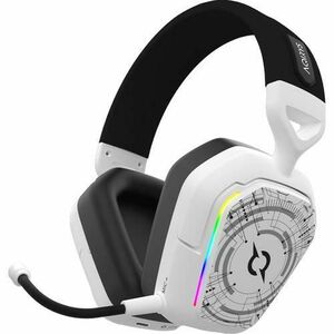 Casti Gaming AQIRYS Alnair Wireless White, Bluetooth, Noise-canceling (Alb) imagine