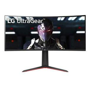 Monitor Gaming LED LG 34inch 34GP63AP-B, QHD (3440x1440), Ecran curbat, Boxe, 160 Hz, 1 ms (Negru) imagine