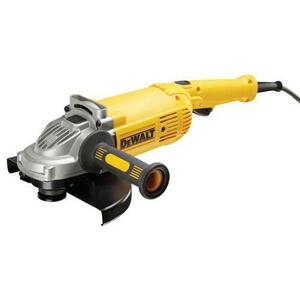 Polizor unghiular DeWalt DWE494, 2200 W, 230 mm diametru disc, 6600 RPM, M14 sistem prindere + aparatoare + maner lateral + cheie fixa + flansa interioara/exterioara imagine