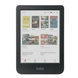 Ebook Reader Kobo Clara Colour, Ecran E Ink Kaleido 6inch, Procesor 2GHz, 512MB RAM, 16GB Flash, USB Type-C, ComfortLight PRO, Wi-Fi, IPX8 (Negru) imagine