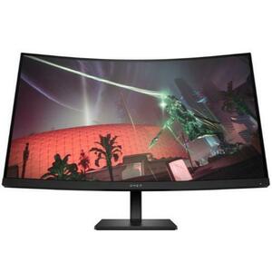 Monitor Gaming VA LED HP OMEN 31.5inch 32c, QHD (2560 x 1440), HDMI, DisplayPort, Ecran curbat, 165 Hz, 1 ms (Negru) imagine