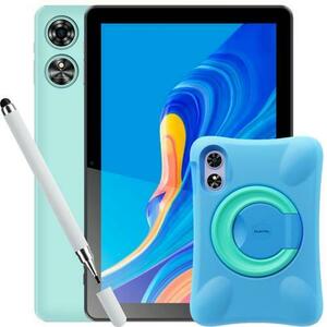 Tableta Oukitel OT6 Kids, Procesor Rockhip RK3562 Quad-Core, Ecran HD+ 10.1inch, 4GB RAM, 64GB Flash, 5MP, Wi-Fi, Bluetooth, GPS, Android 13, Stylus Pen, Carcasa protectie (Verde) imagine