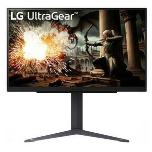 Monitor Gaming IPS LED LG 27inch 27GS75QX-B, WQHD (2560 x 1440), HDMI, DisplayPort, 180 Hz, 1 ms (Negru) imagine