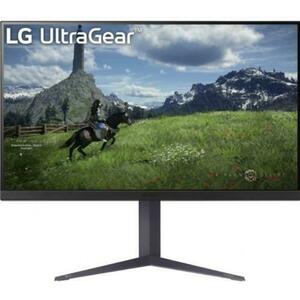 Monitor Gaming IPS LED LG UltraGear 31.5inch 32GS85QX-B, QHD (2560 x 1440), HDMI, DisplayPort, Pivot, 180 Hz, 1 ms (Negru) imagine