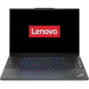 Laptop Lenovo ThinkPad E16 Gen 2 (Procesor Intel® Core™ Ultra 5 125U (12M Cache, up to 4.30 GHz), 16inch WUXGA, 32GB DDR5, 1TB SSD, Intel Graphics, Negru) imagine