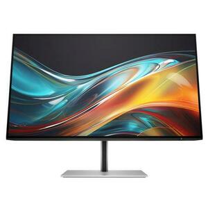 Monitor IPS LED HP 23.8inch 724pf, Full HD (1920 x 1080), HDMI, DisplayPort, 100 Hz, 5 ms (Argintiu) imagine