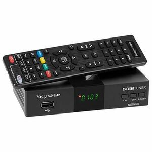 Tuner DVB-T2 KRUGER&MATZ KM0550D, H.265, HEVC, SCART, HDMI 1.3, USB 2.0 imagine