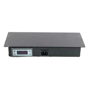 Termostat digital pentru rack de podea cu prindere in plafon DATEUP 9801130781 (Negru) imagine