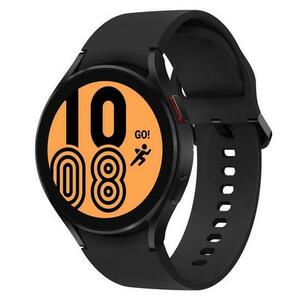 Smartwatch Samsung Galaxy Watch 4 SM-R870, Bratara Cauciuc 44mm, Rezistent la apa si praf (Negru) imagine