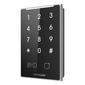 Cititor de proximitate MIFAR, cod QR, Wiegand, RS-485, tastatura integrata -HIKVISION DS-K1109DKB-QR imagine