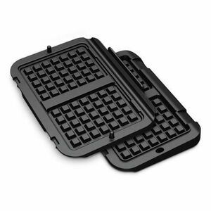 Set 2 placi pentru vafe Tefal XA730810 pentru OptiGrill 4 in 1 si OptiGrill 2 in 1, seriile GC774xx, GC773xx, GC772xx (Negru) imagine