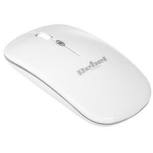 Mouse Wireless Rebel KOM1022-W, 1600 DPI (Alb) imagine