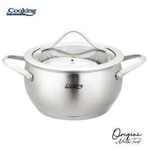 Cratita Inox cu capac Heinner HR-RW-T018C NICOLAI TAND, 16 x 9 cm, 1.8 L imagine