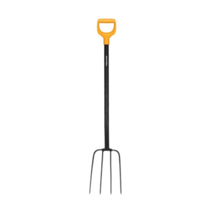 Furca pentru compost Fiskars Solid (Portocaliu/Negru) imagine