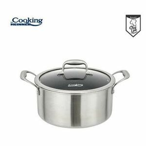 Semioala inox cu capac Heinner HR-MRK-24, 24 x 12 cm, 5 L imagine