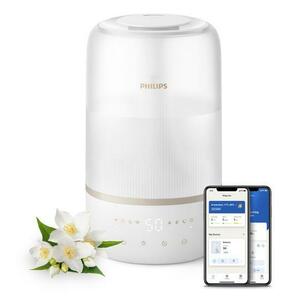 Umidificator de aer Philips Seria1000 HU1510/04, 3l, Sistem Sky High Mist, 6 setari de iluminare (Alb) imagine