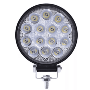 Proiector LED auto Offroad 14 led 42W rotund imagine