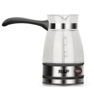 Aparat Electric pentru preparat cafea RAF R125 de 650W capacitate 500ml Recipient din Sticla imagine