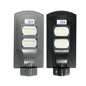 Lampa solara Stradala 60w, 2 casete LED Telecomanda JNI imagine