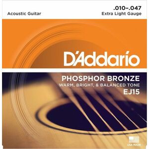 D'Addario EJ15 Corzi chitare acustice imagine