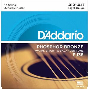 D'Addario EJ38 Set de corzi pentru chitară acustică imagine