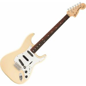 Fender Ritchie Blackmore Stratocaster Scalloped RW Olympic White Chitară electrică imagine